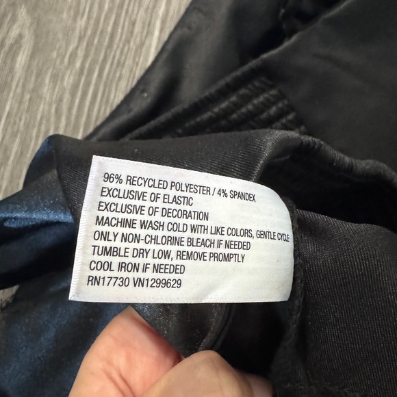 Black Tank with Rose Appliqués - Picture 8 of 8